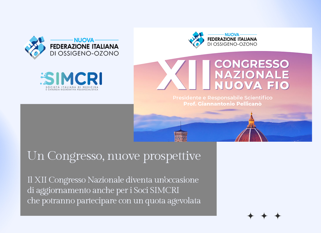 FIO e SIMCRI insieme per la formazione: quota agevolata per il XII Congresso Nazionale FIO